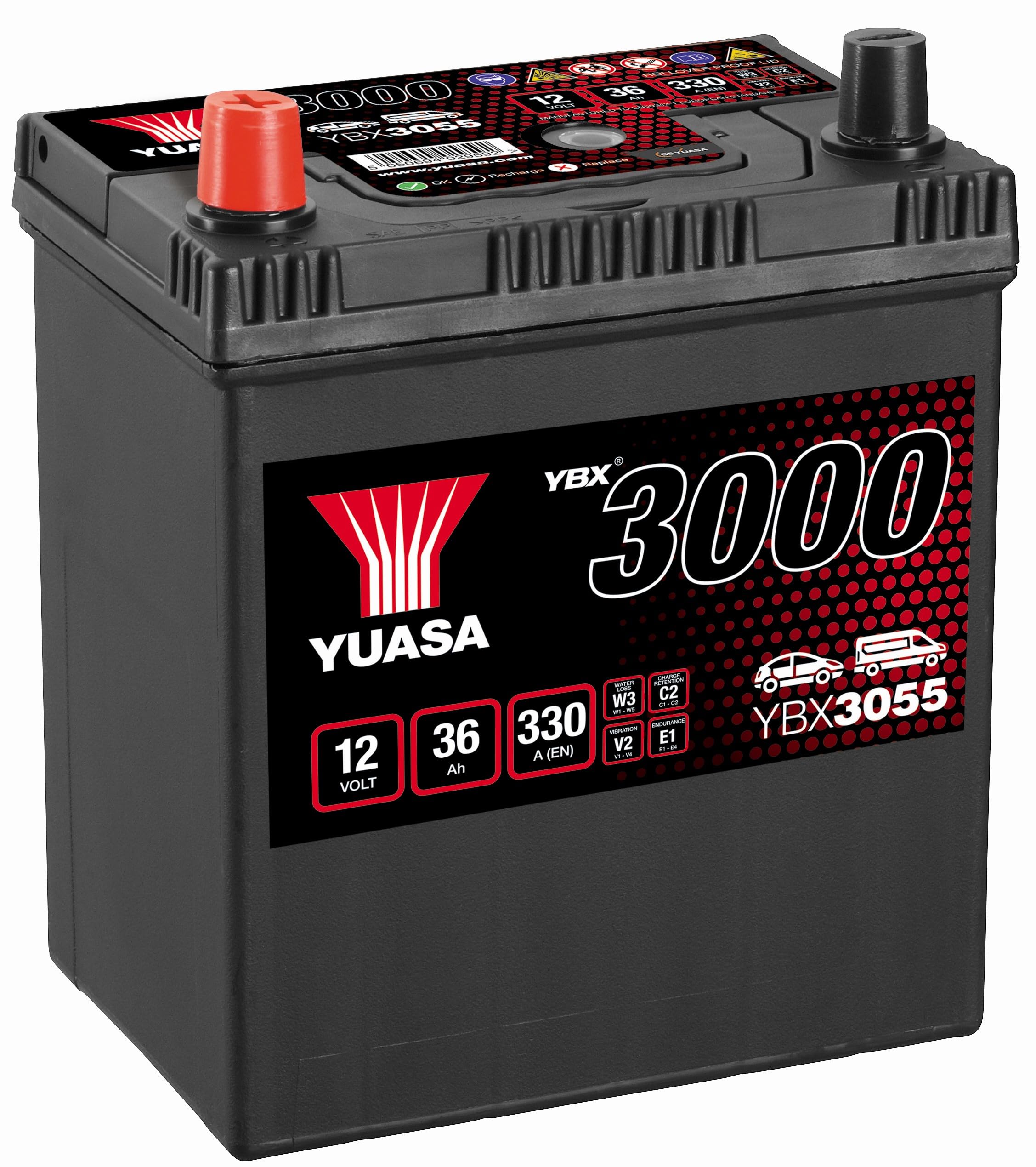 YUASA BATTERIE YUASA YBX3055 12V 36Ah 330A