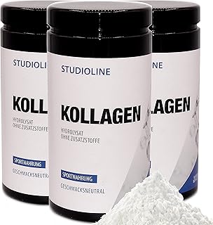 100% Reines KOLLAGEN HYDROLYSAT 500g | Ultra feines Pulver | Ohne Zusatzstoffe | Geschmacksneutral | Hohe Wertigkeit 90g Eiweiß | Sehr ergiebig