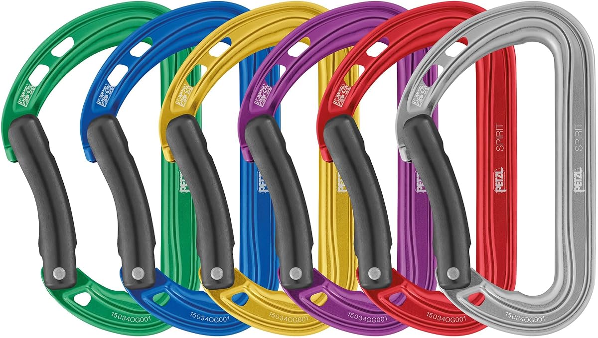 Mosquetón de escalada Spirit | Duradero, ligero, para escalada deportiva y tradicional.