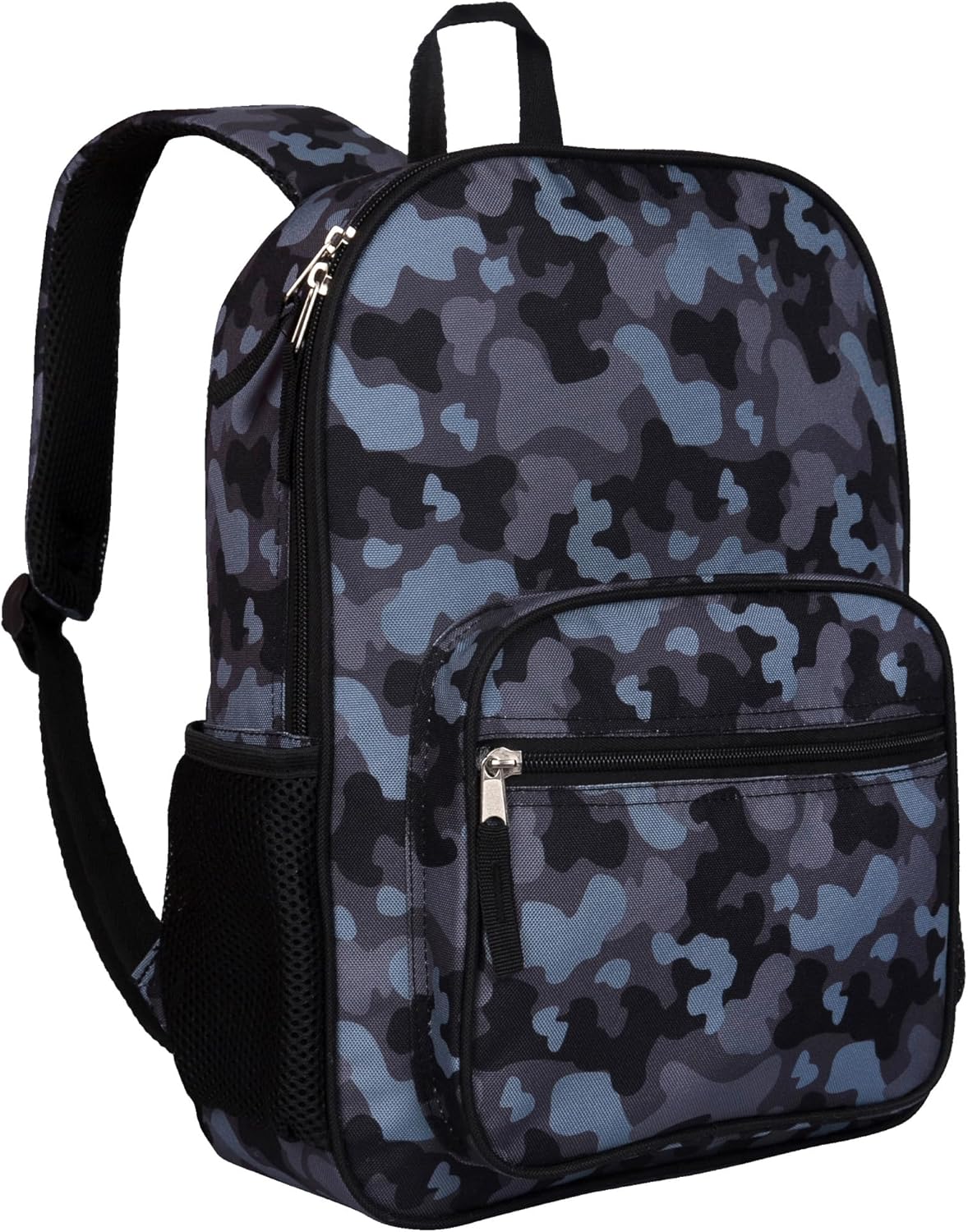 Wildkin ECO rPET Kids Backpack – Recycled, Padded, Adjustable for School & Travel – Black Camo