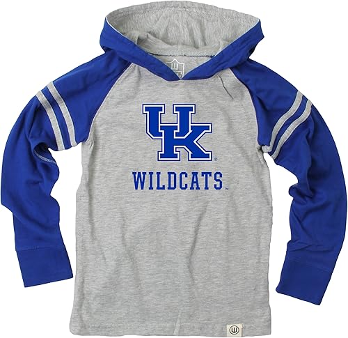 Miniatura 6 de Wes and Willy Camiseta con capucha de rayas de manga larga para niños universitarios (4-7)