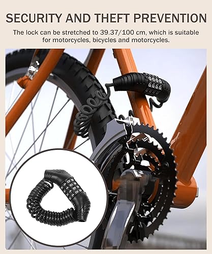 Miniatura 5 de Cerradura de casco de motocicleta, cerradura de casco de bicicleta, accesorios de coche, cerradura de casco portátil, cerradura de cochecito,