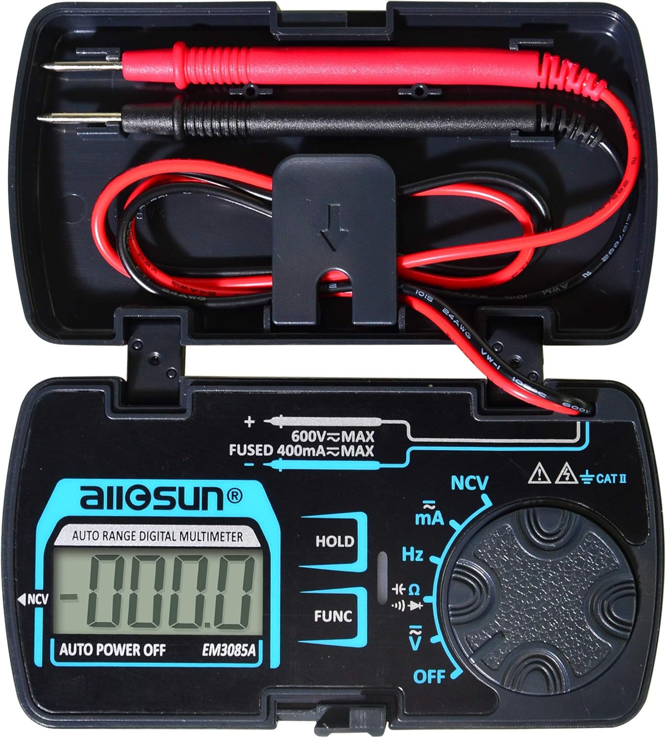 ALLOSUN Pocket Size Compact Digital Multimeter Auto Range Multi Tester (EM3082 (auto Range)) - - 