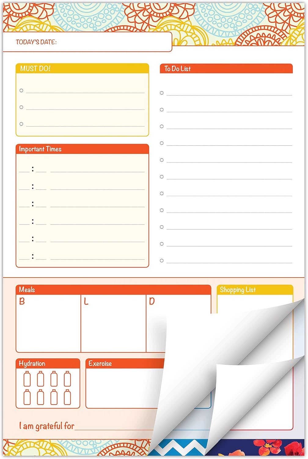 to-Do Pad 6"x9", 80 Sheets Per Pad