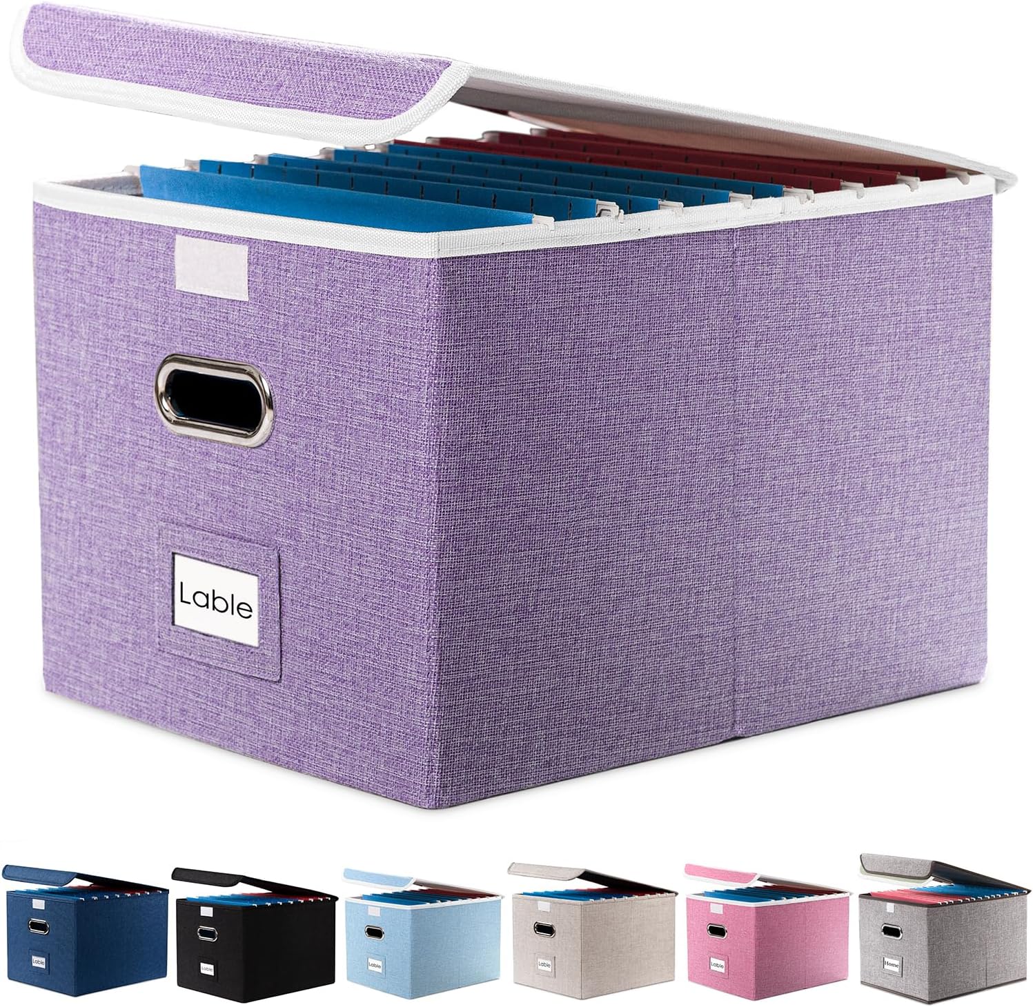 PRANDOM File Organizer Box Set of 1 Collapsible
