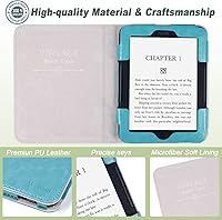Vista 4 de ACdream Funda para Nook Glowlight 4 Plus de 7.8 pulgadas versión 2023, funda de piel sintética prémium para Nook Glowlight4 Plus con cierre