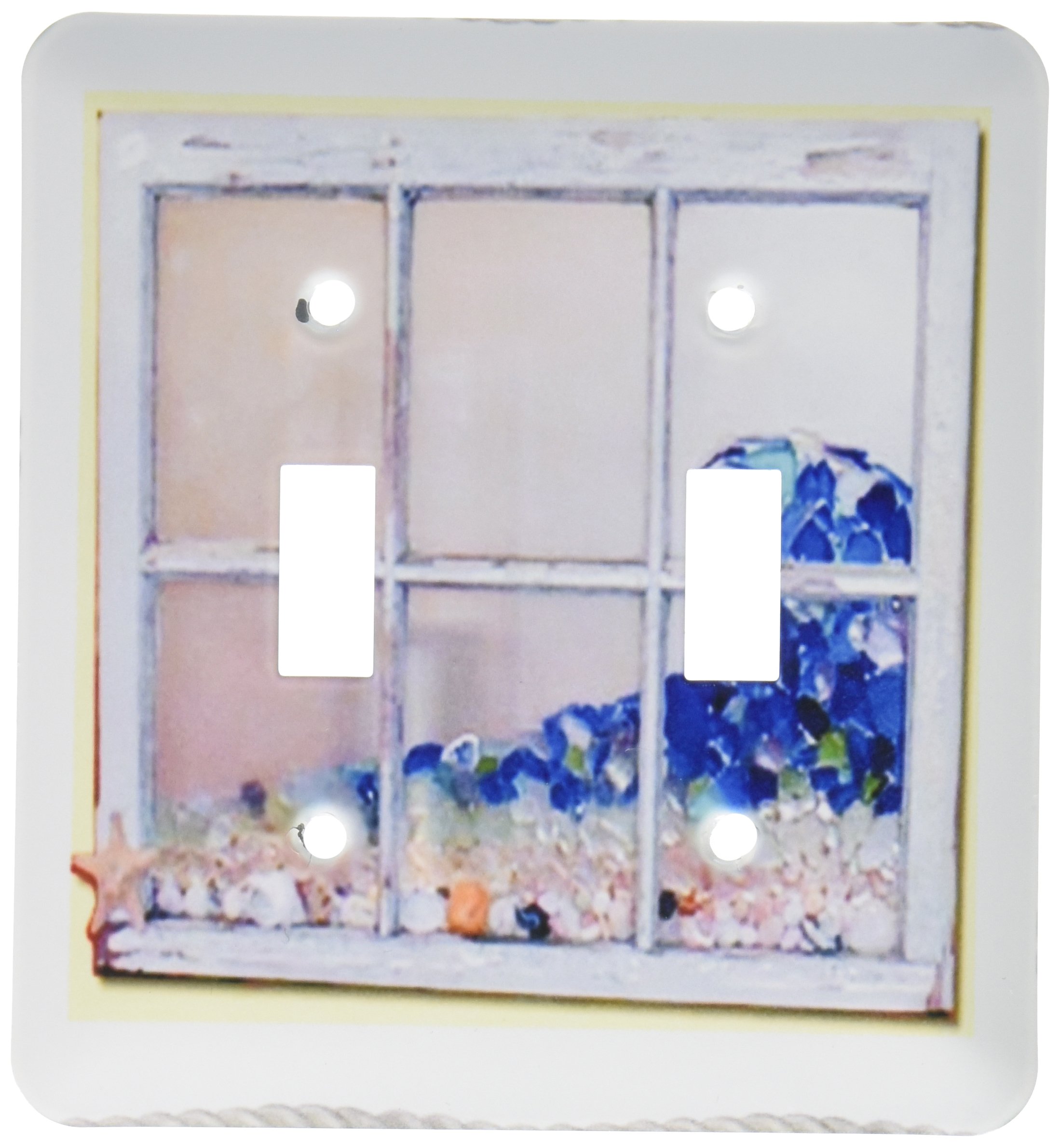 Double interrupteur à bascule Shabby Chic Shoreline aux finitions soignées