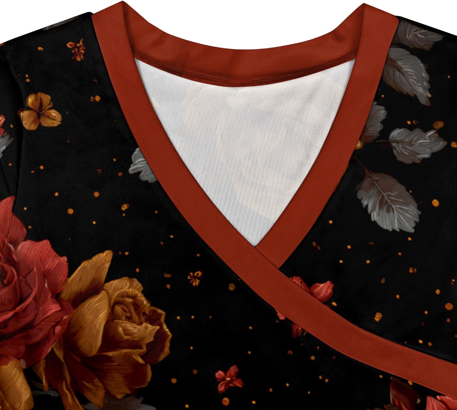 PinkPatty Women's Long Sleeve Maxi Dress Plus Size Casual V Neck Wrap Dress with Pockets&Belt S - Image 7