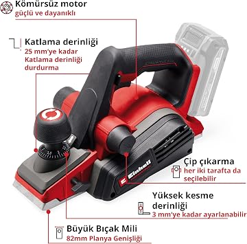 Einhell Professional Akülü Planya TP-PL 18/3 Li BL-Solo 4345405
