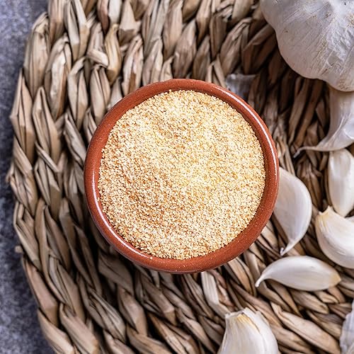 Miniatura 3 de Birch & Meadow Ajo granulado, 9.6 oz, dientes de ajo molidos, versátil