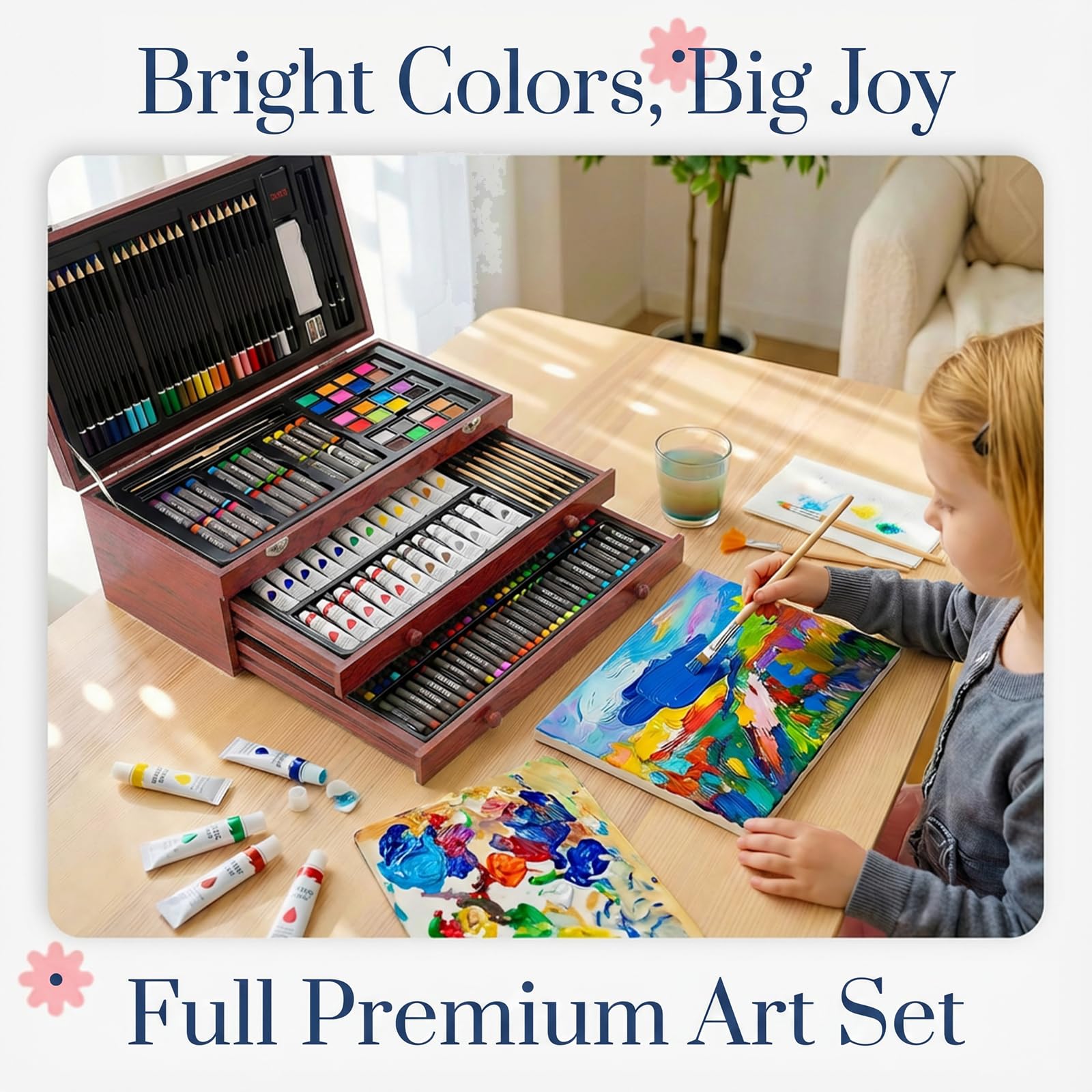Amazon.com: 194 Piece Deluxe Art Set, Painting Drawing Art