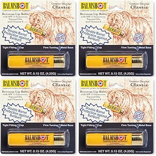 BALMSHOT Lip Balm 4 Pack (Classic)