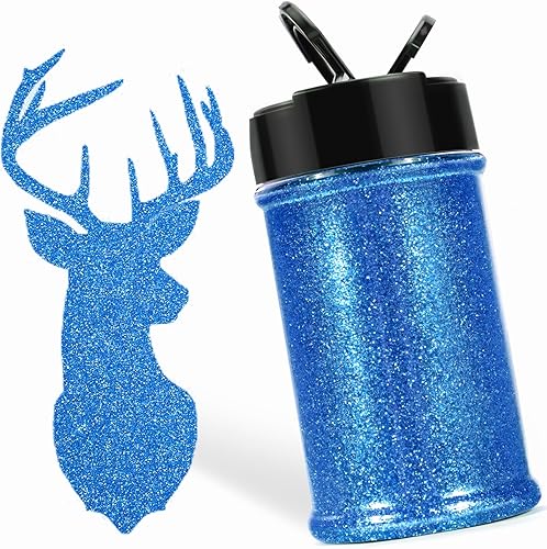 Miniatura 103 de HTVRONT Purpurina blanca fina holográfica – 1.76 oz de purpurina para resina, purpurina fina no tóxica para uñas, resina, fabricación de velas, Negro