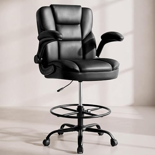 Drafting Chair 500Lbs, Tall Office Chair for Standing Desk, High