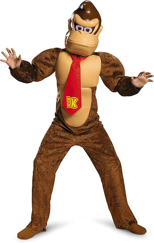Disfraz de Super Mario Bro. Disfraz de Mario, mono infantil con licencia oficial de Nintendo, talla pequeña para niños (4-6)