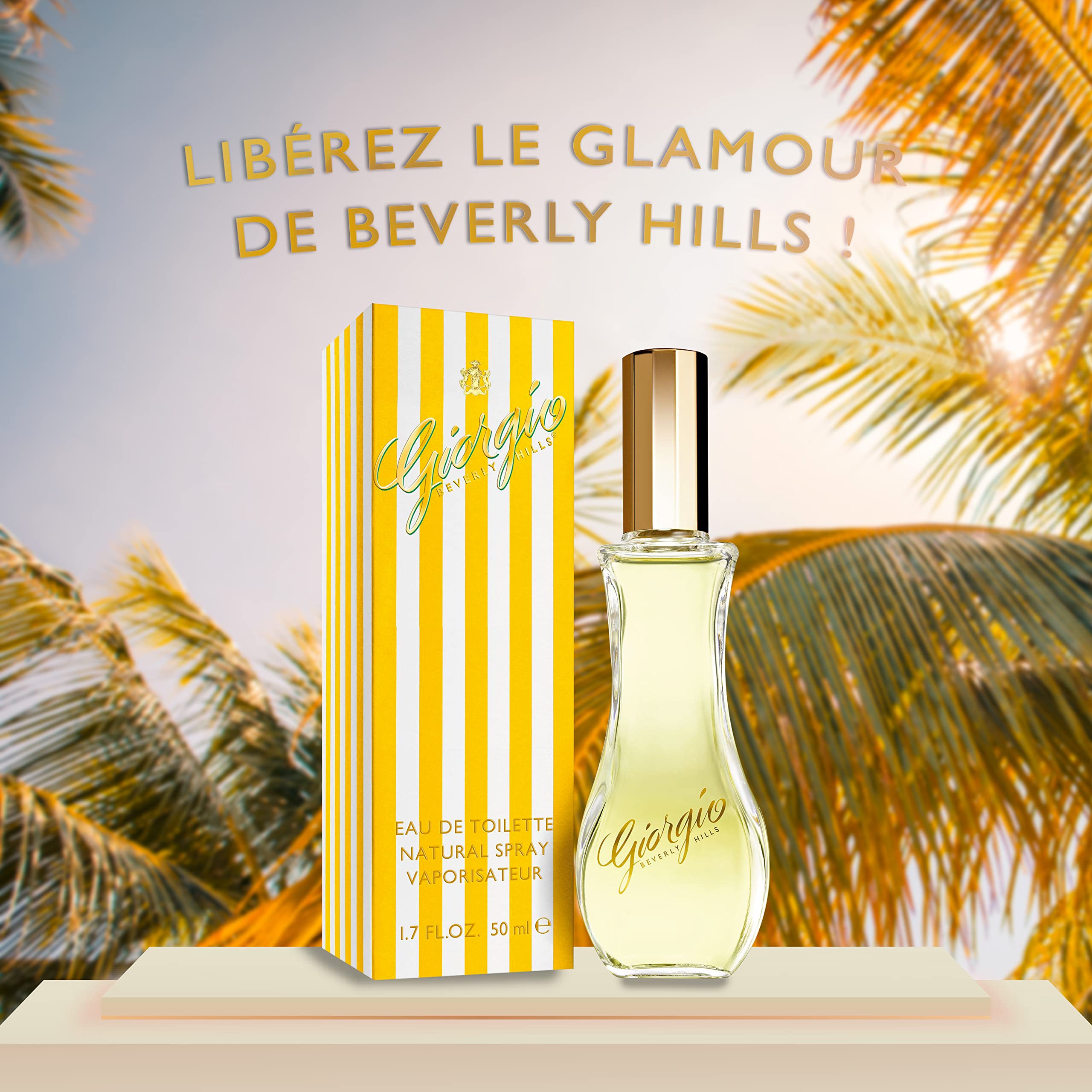 Giorgio Beverly Hills, Coffret Parfum Duo, Eau de Toilette pour Femme (90 ml) et Lotion Parfumée pour le Corps (50 ml), Senteur Florale, Poudrée et Intense