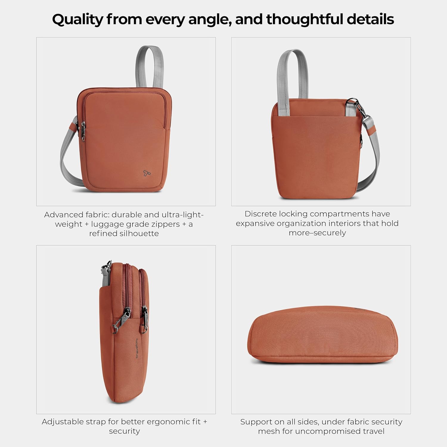 Travelon Anti-theft the Voyages Slim Crossbody