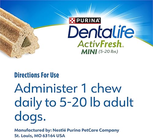 Miniatura 9 de DentaLife ActivFresh - Masticables para perros pequeños y pequeños de 5 a 20 libras, masticables dentales para refrescar el aliento, sabor a pollo,