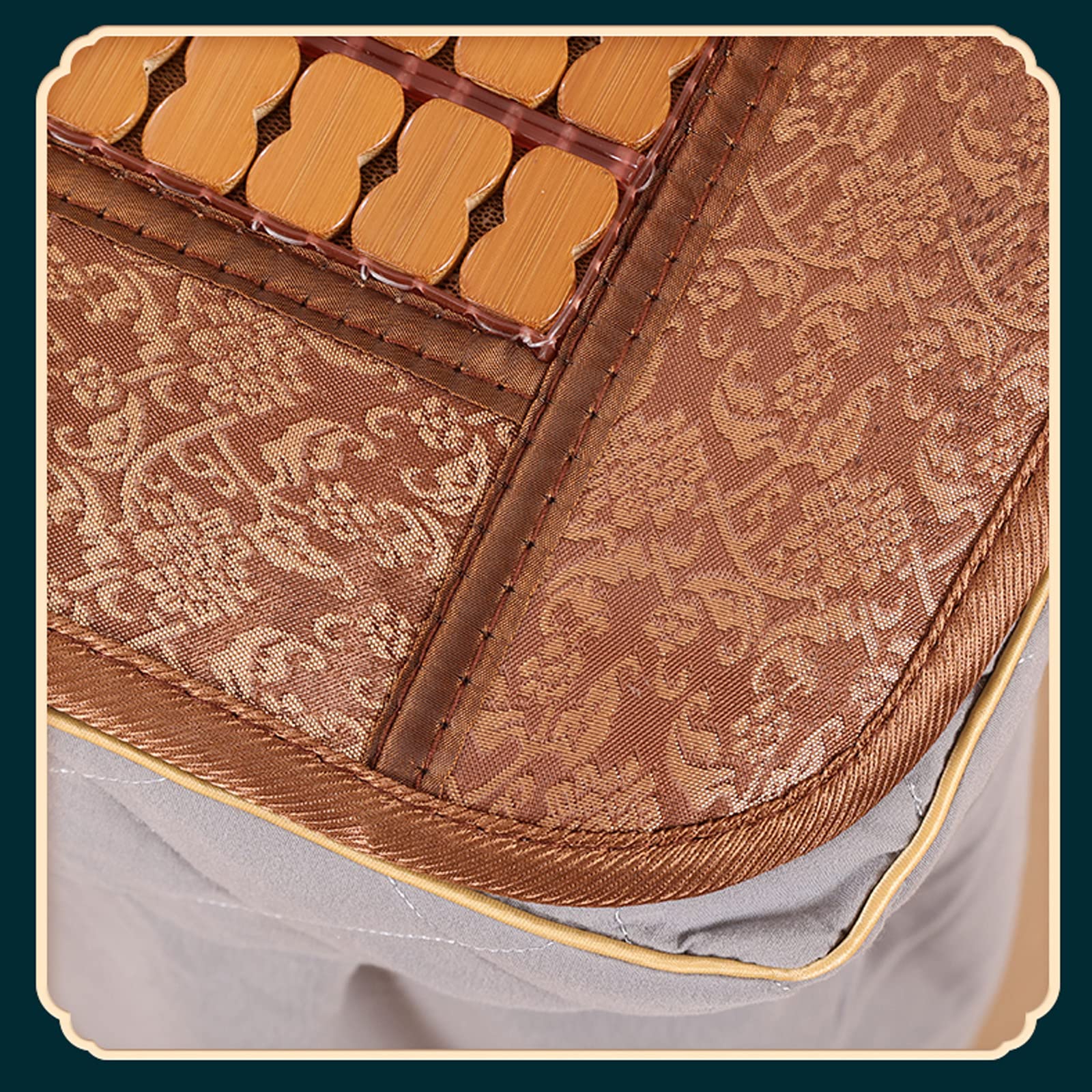 Matelas Tapis De Couchage Bambou Lit-Mat,Nattes de Couchage d'été,Tapis Antidérapant en Bambou Naturel,Tapis de Mahjong Pliable,pour Chambre à Coucher Salon Lit (90x190cm(35x75in))