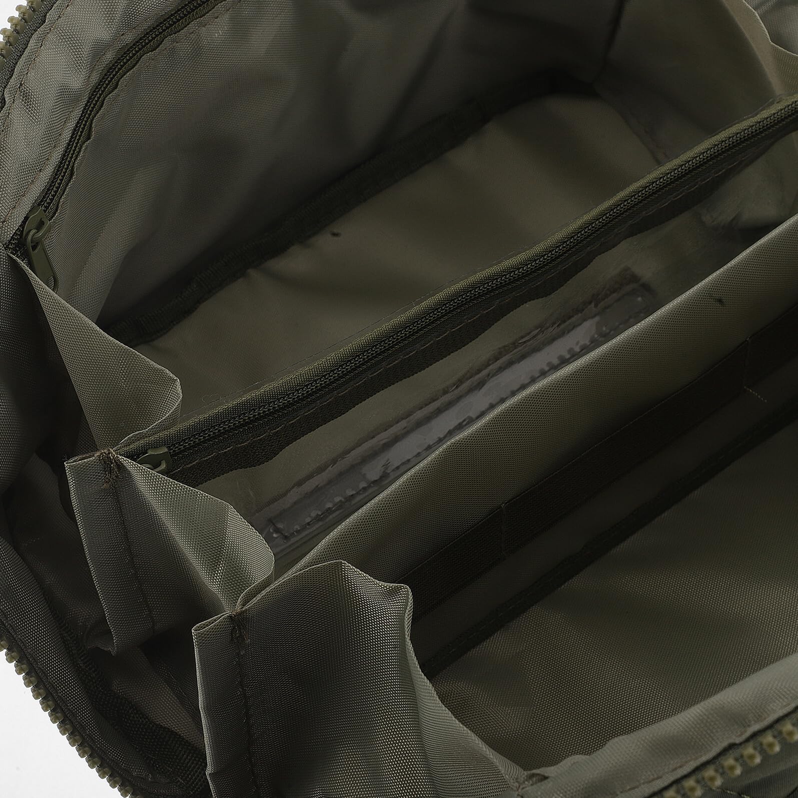 Borsa Cosmetica da Viaggio Donna Grande in Dacron Nero | Capacità Ampia, Scomparti Multipli e Tasca Principale Spaziosa, Manico Pratico e Protezione Dall'umidità