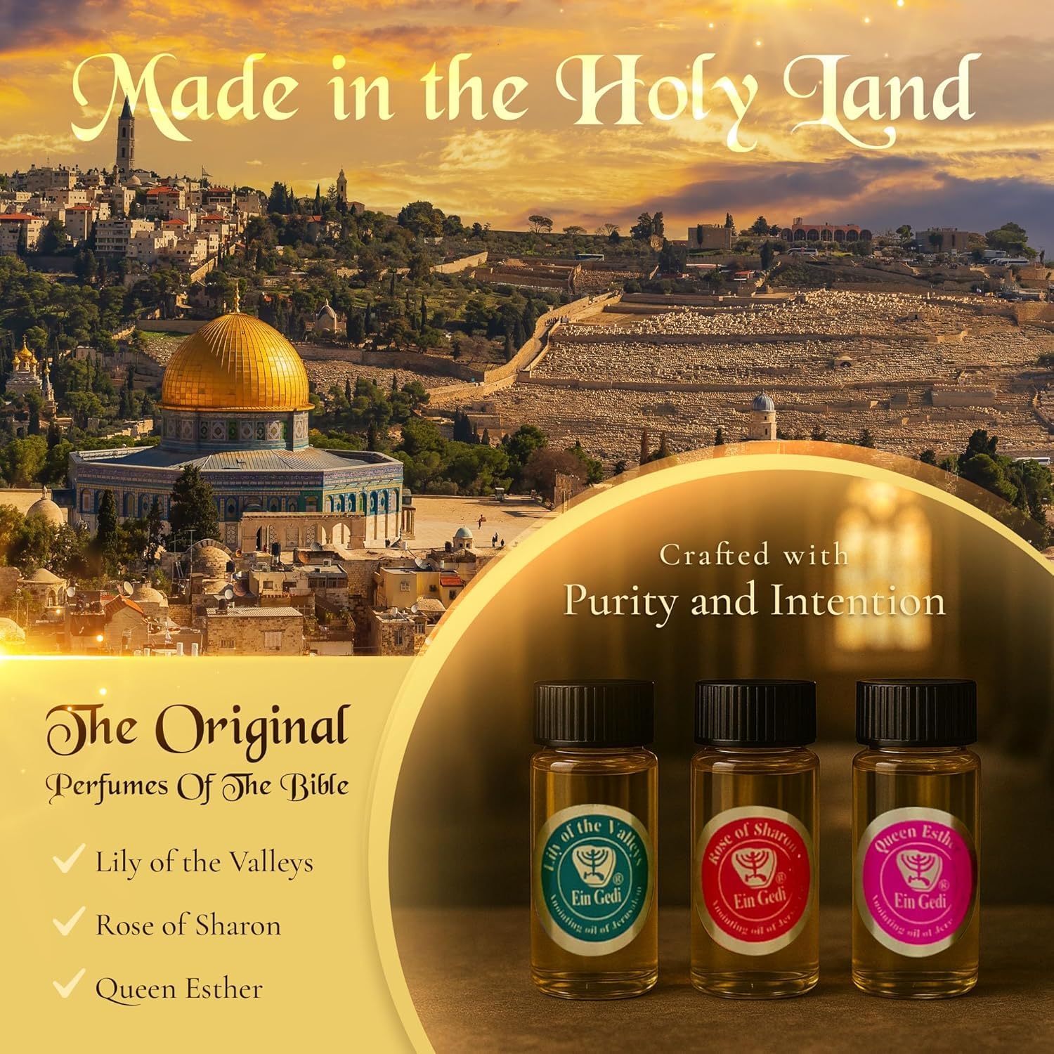 AROMA SOUNDS Bible Oils Tuning Kit 6本 Amazon.com: Set of 3 Anointing Oils from Holyland, with Essential