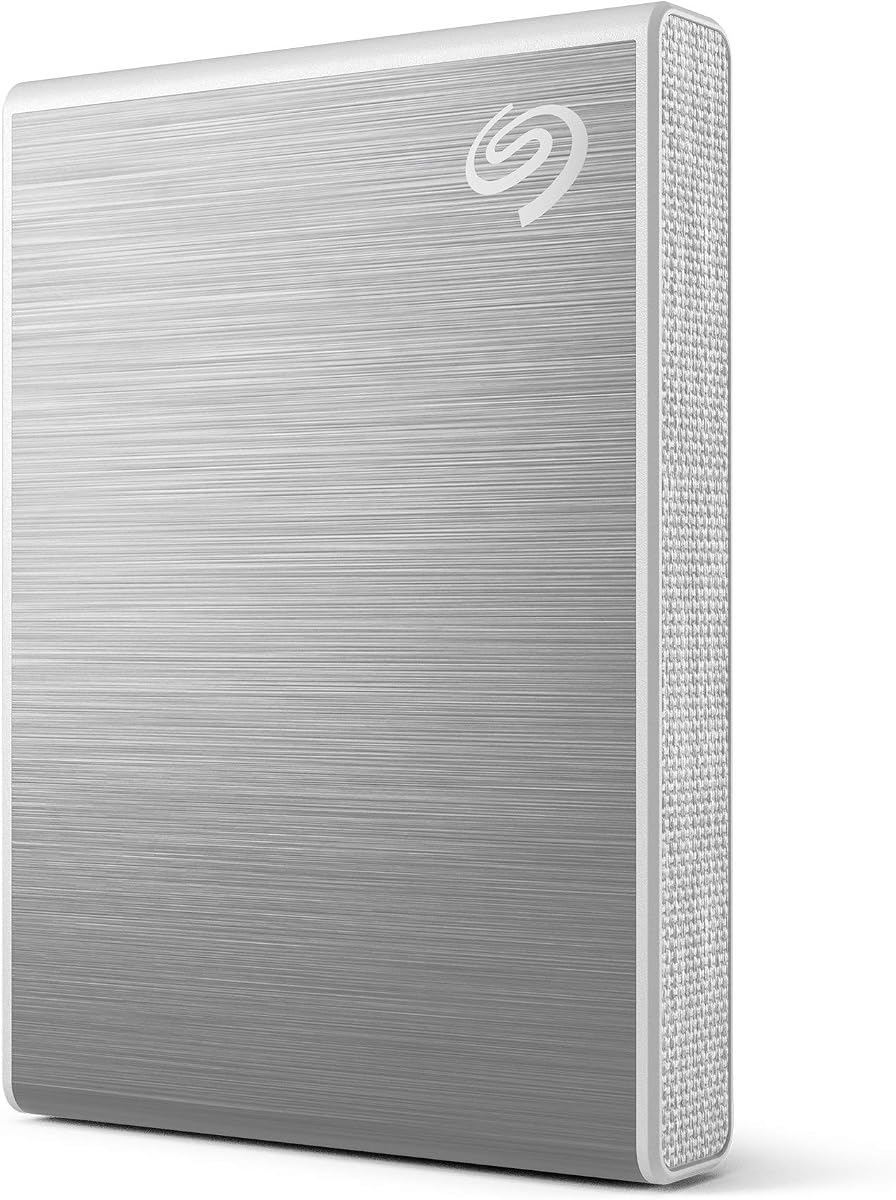 Seagate One Touch SSD SSD externo portátil de 2 TB: plateado, velocidades de hasta 1030 MB/s, suscripción Mylio Photo+ de 6 meses, plan de respaldo de Dropbox y servicios de rescate de 6 meses (STKG2000401)
