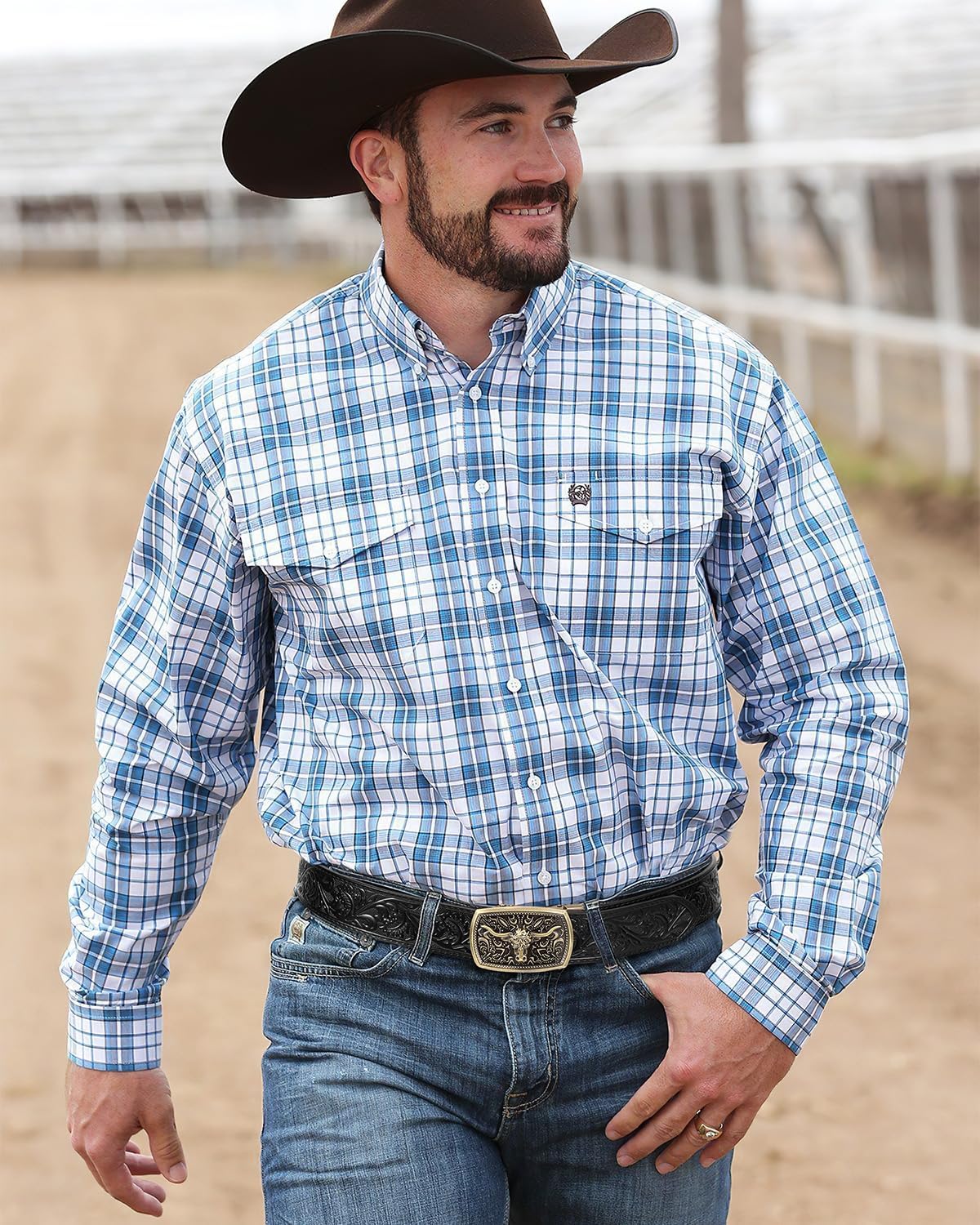 BELTROAD Mens Ratchet Western Belt Leather Cowboy Belts for Men with Automatic Western Buckle Belt for Jeans Christmas Gifts - Image 4