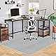 【Amazon 限定ブランド】チェアマット フロアマット 床保護マット HAODEMI 180×140cm滑り止め TPRマット 厚み4mm 静音吸音 丸洗い可能カッ ト多機能 畳保護 オフィスホーム保護パッド 床暖房対応セルフ粘着 ゲーミングチェアマットデスクマット防音マット(ライトグレー)