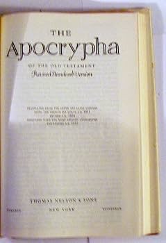 The Apocrypha, Revised Standard Version of the Old Testament