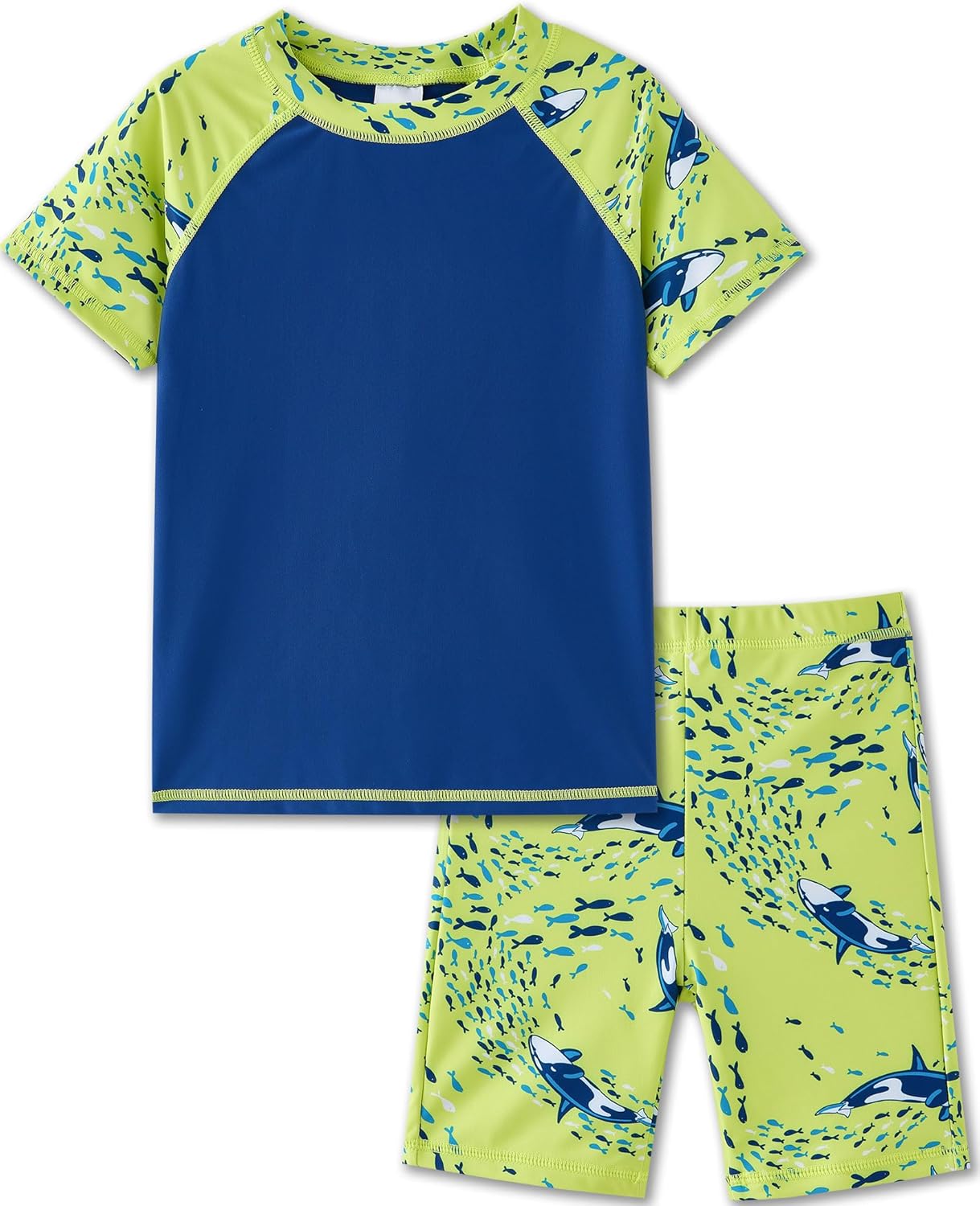 UMELOK Boys' Rash Guard Swim Sets Swimsuit