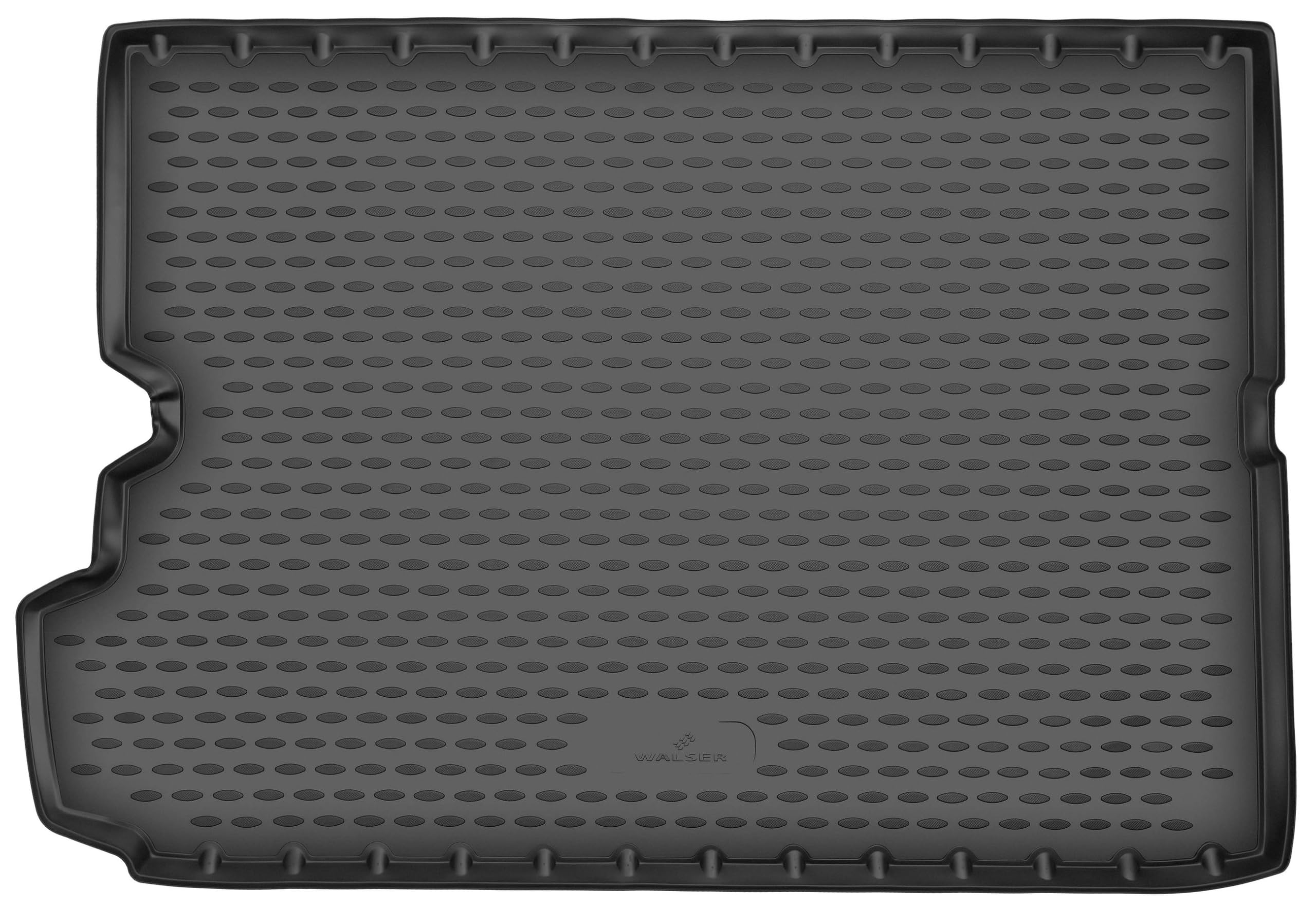 Walser XTR mata do bagażnika Citroen C4 Spacetourer (3D) 2018-dzisiaj, 7-osobowa, w 100% dopasowana mata antypoślizgowa do samochodu, gumowa mata ochronna do samochodu, mata ochronna do bagażnika