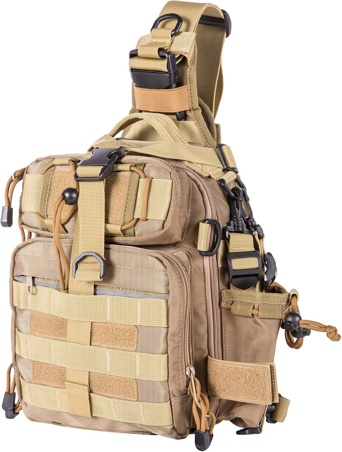 Himal Fishing Tackle Storage Bag,Outdoor Shoulder Backpack,Fishing Gear Bag,Waterproof Shoulder Backpack Cross Body Sling Bag with Rod Holder,Digital Camouflage : Sports & Outdoors