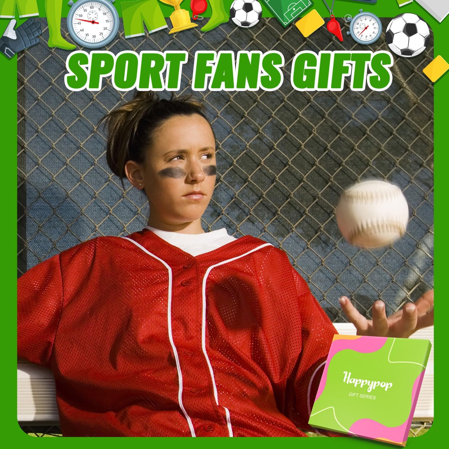 HAPPYPOP Sports Gifts for Women - Softball Volleyball Basketball Golf Ballet Socks - Image 5