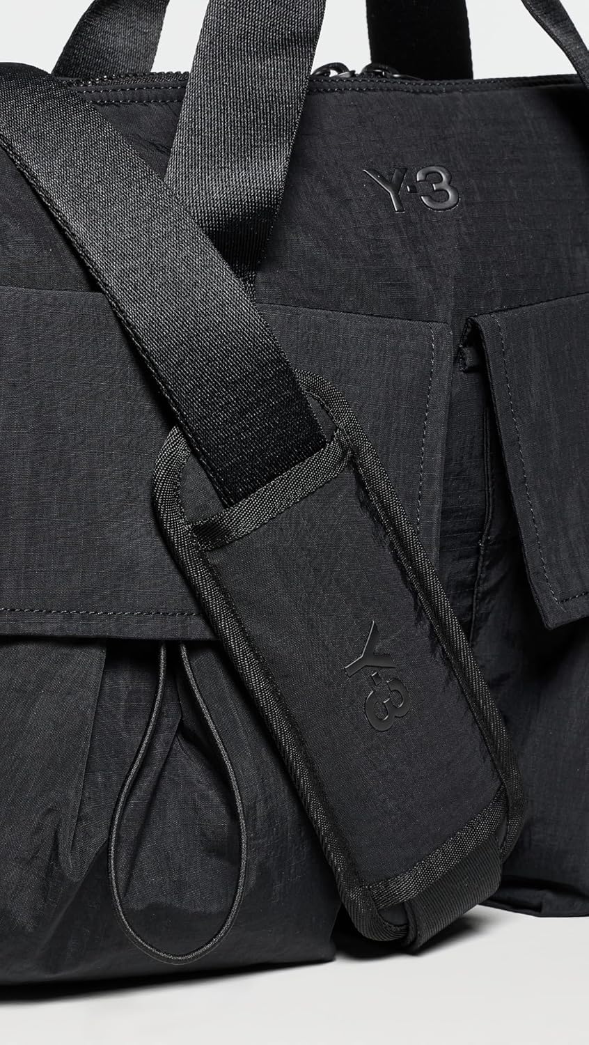 Y-3 Men's Utility Messenger Bag, Black, One Size - Image 4