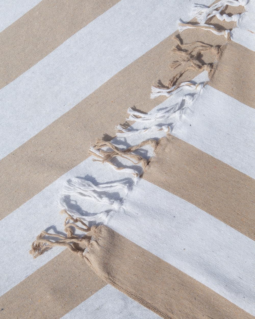SUN & SURF Gran Foulard de Playa XXL Modelo C 210x240cm | 100% Algodón Reciclado Manta Picnic Ideal para Gran extensión Playa, Montaña y Multiusos Mascotas