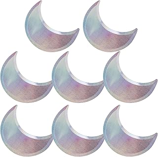 Gatuida 8PCS Disposable Paper Plates for Ramadan Decorations- 9 Inch Dessert and Cake Plates - Heavy Duty, Soak-Proof Tableware for Easter Celebrations