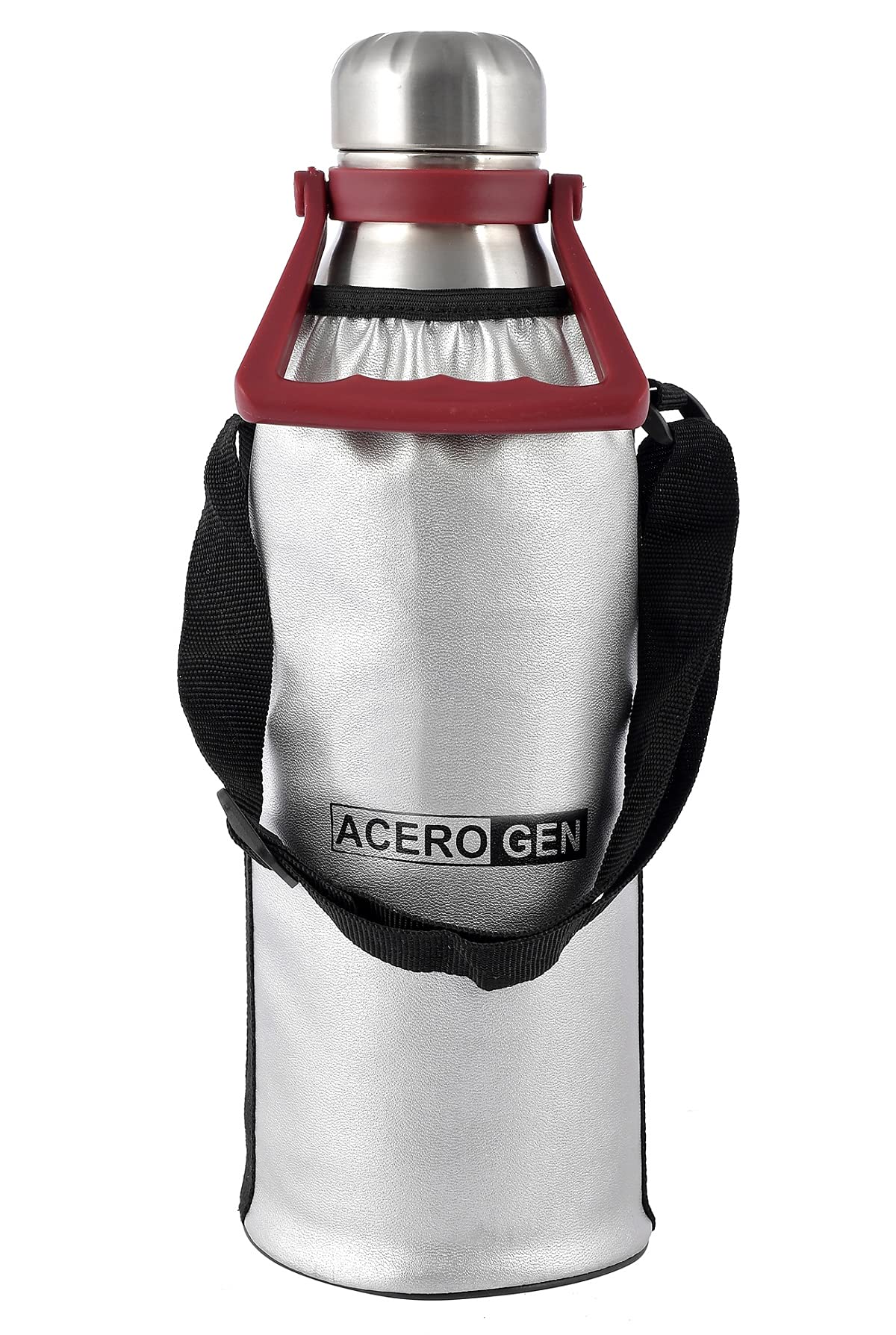 HAZEL Loch S4 Stainless Steel Water Bottle 1.1 Litre - Single Wall For Office, School, Hiking, Travel - View #10