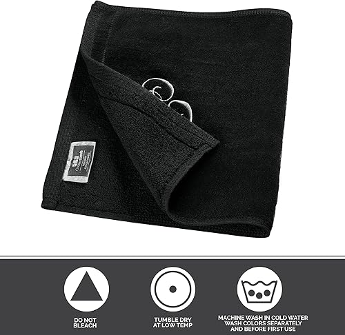 Miniatura 5 de Juego de 2 toallas con monograma, regalo personalizado, 11 x 18 pulgadas, juego de 2 toallas bordadas blancas, extra absorbentes, 100% algodón,