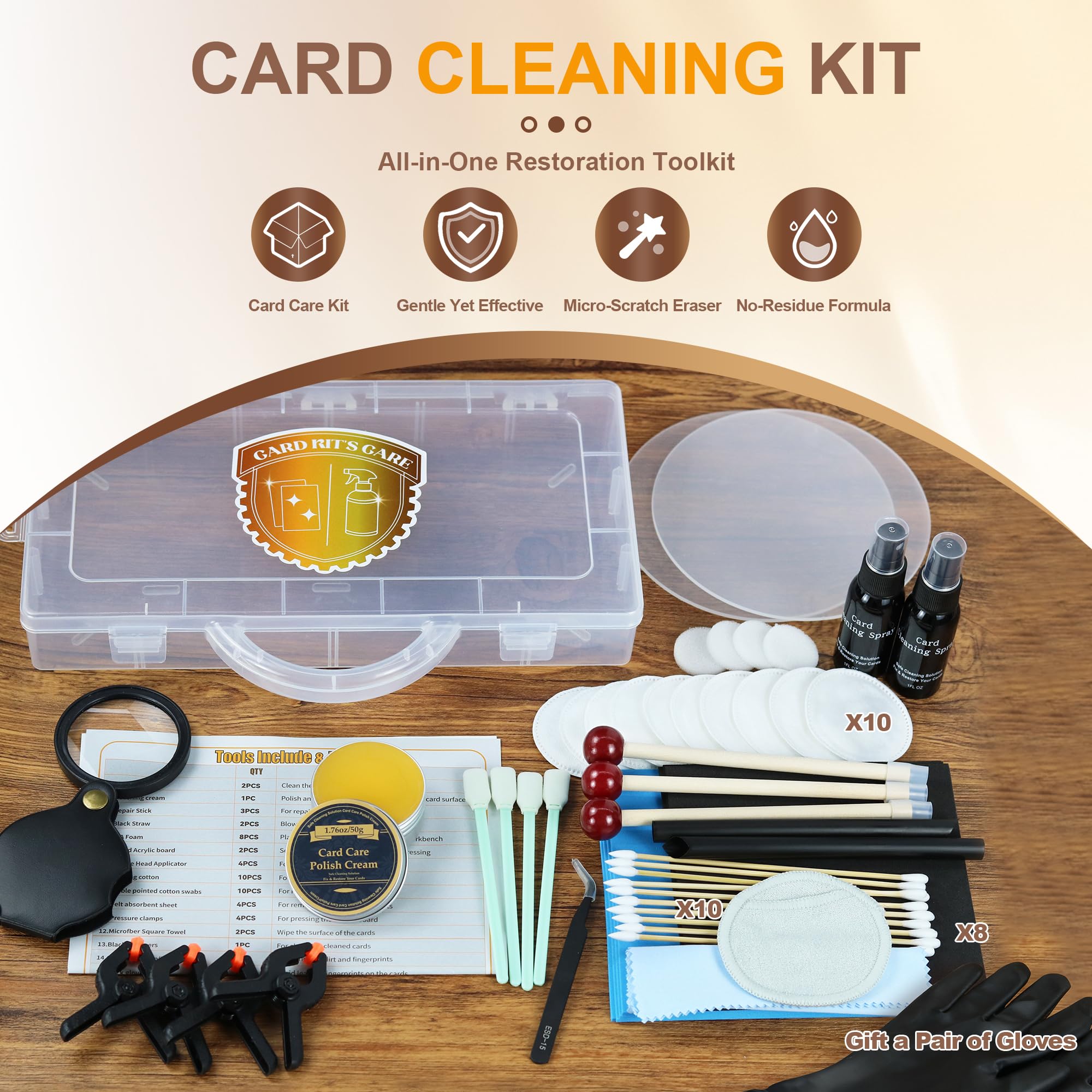 Amazon.com: 17-in-1 Card Cleaning Kit, Card Care Polishing