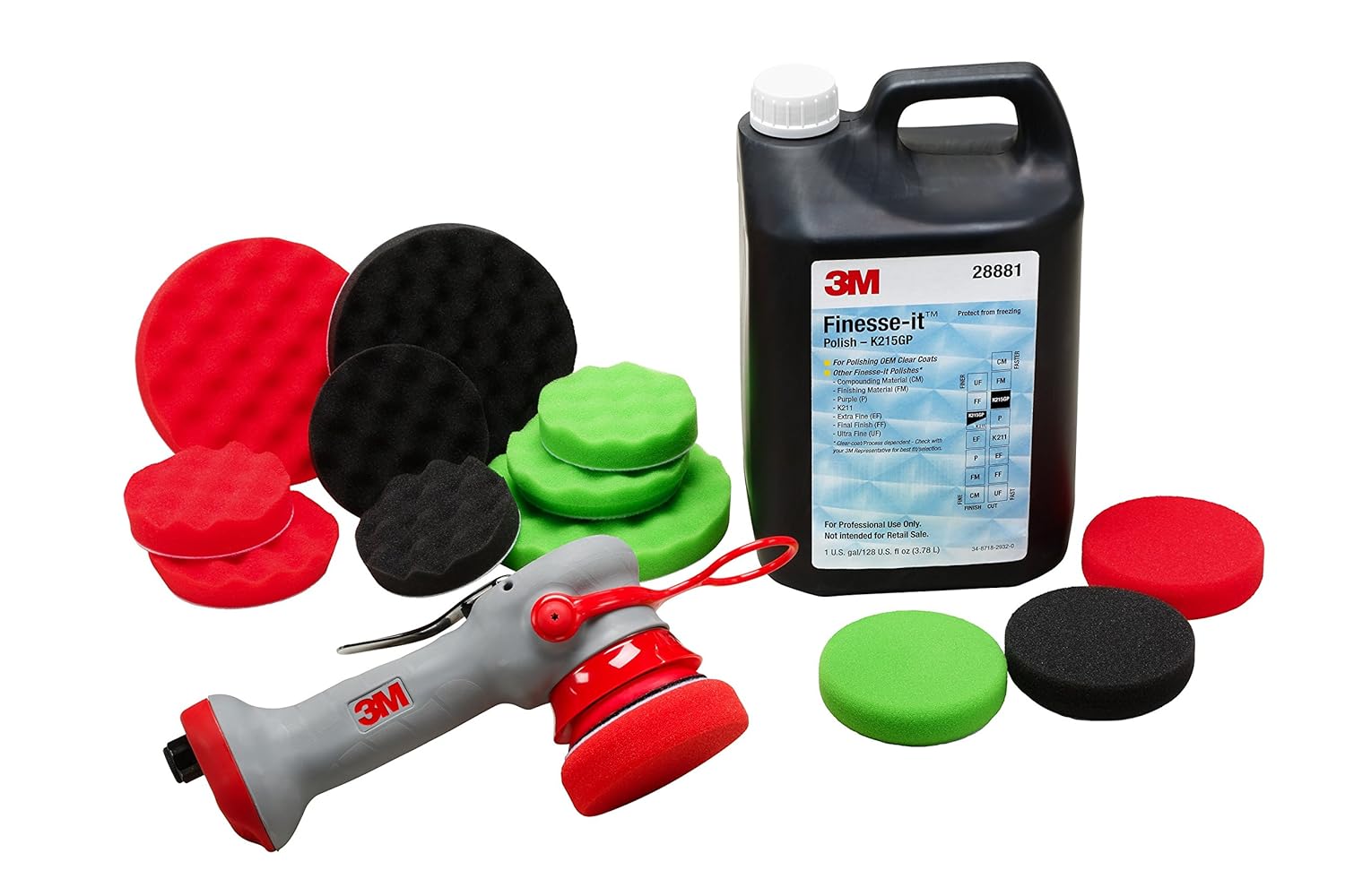 3M Rotary Buffer, 28631, 3 in Diameter, 1 per case