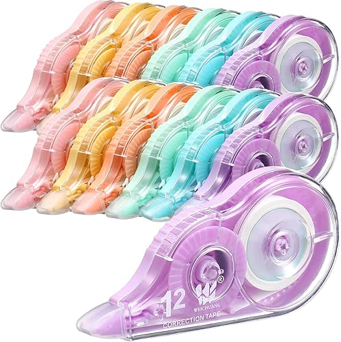 12 unidades de cinta correccionadora blanca cinta ancha de correcciĂłn original para suministros de oficina escolar 02 pulgadas x 394 pies color 12 unidades de cinta correccionadora blanca cinta ancha de correcciĂłn original para suministros de oficina escolar 02 pulgadas x 394 pies color