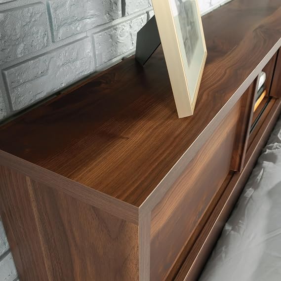 Sauder Harvey Park Engineered Wood Full/Queen Headboard in Grand Walnut
