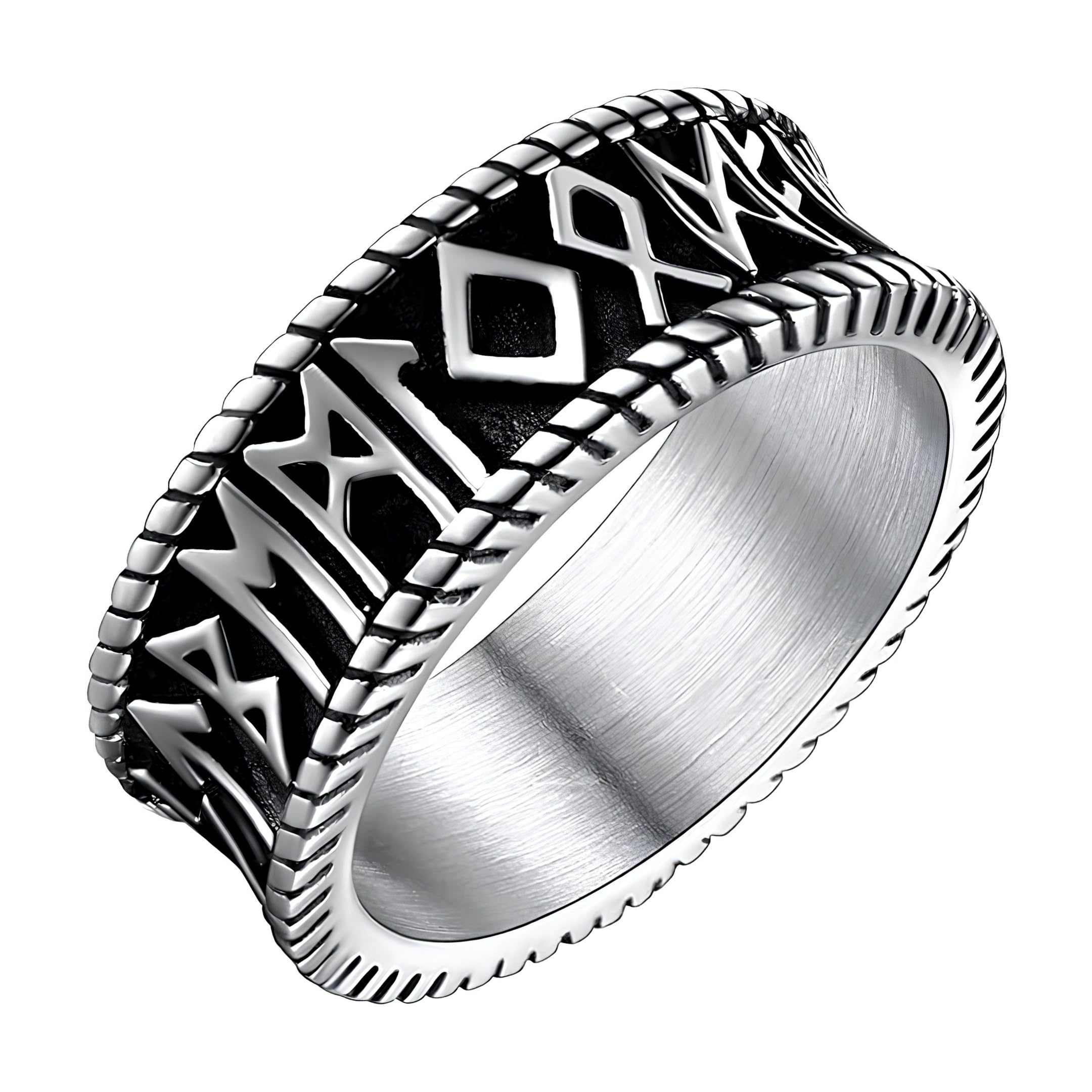 CELTIC KNOT VIKING - Titanium Steel Ring-image-16