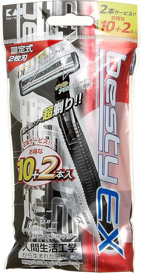 Amazon Co Jp 貝印 ベスティーex固定 10本入 男性 カミソリ 髭剃り 深剃り ビューティー