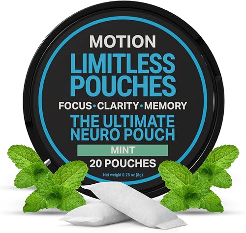 MOTION Nootropic Pouches, Mint, 20 Count