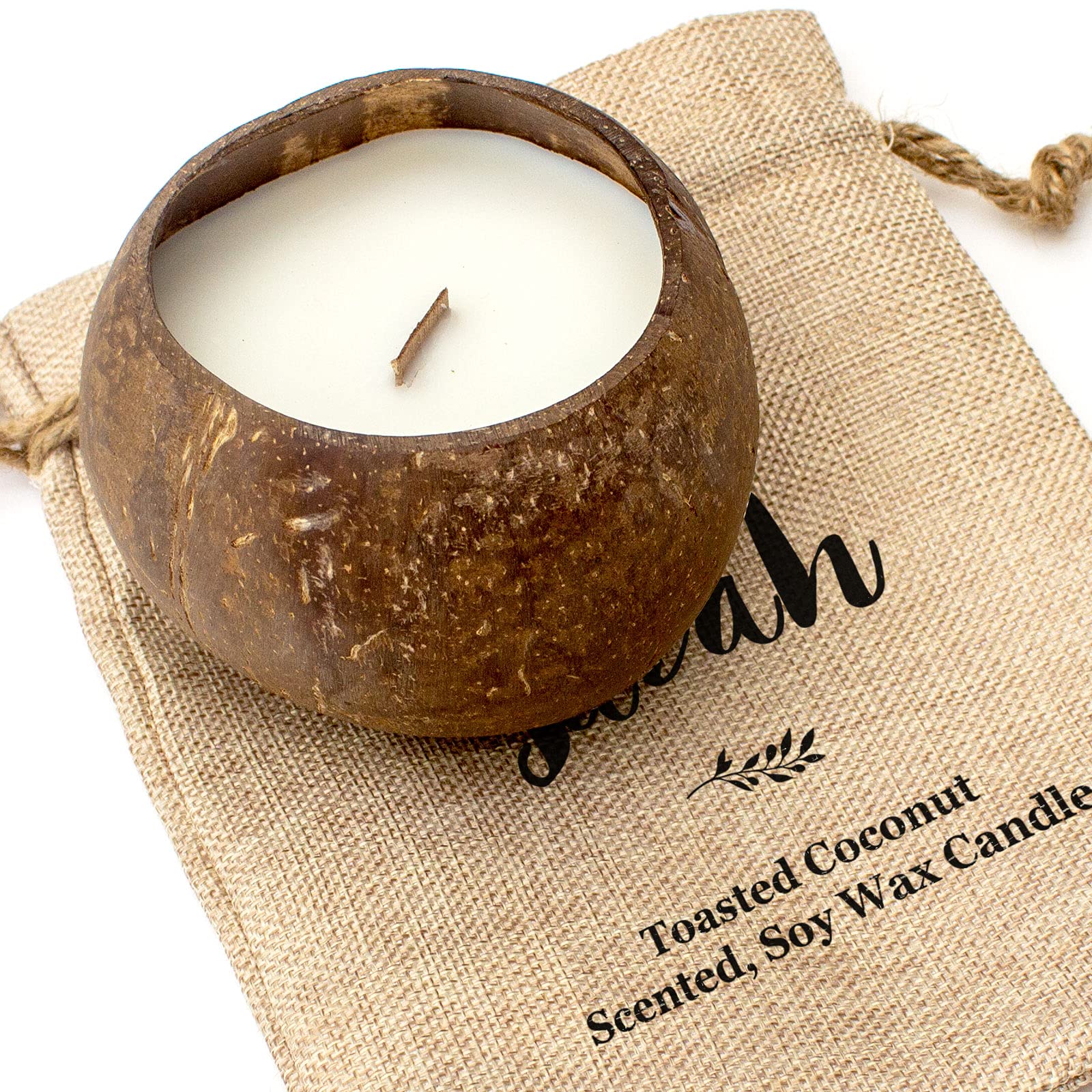 Big Red Egg Coconut Sarah - Bowl Candle – Toasted Scented - Soy Wax - Hand Poured - Gift Present