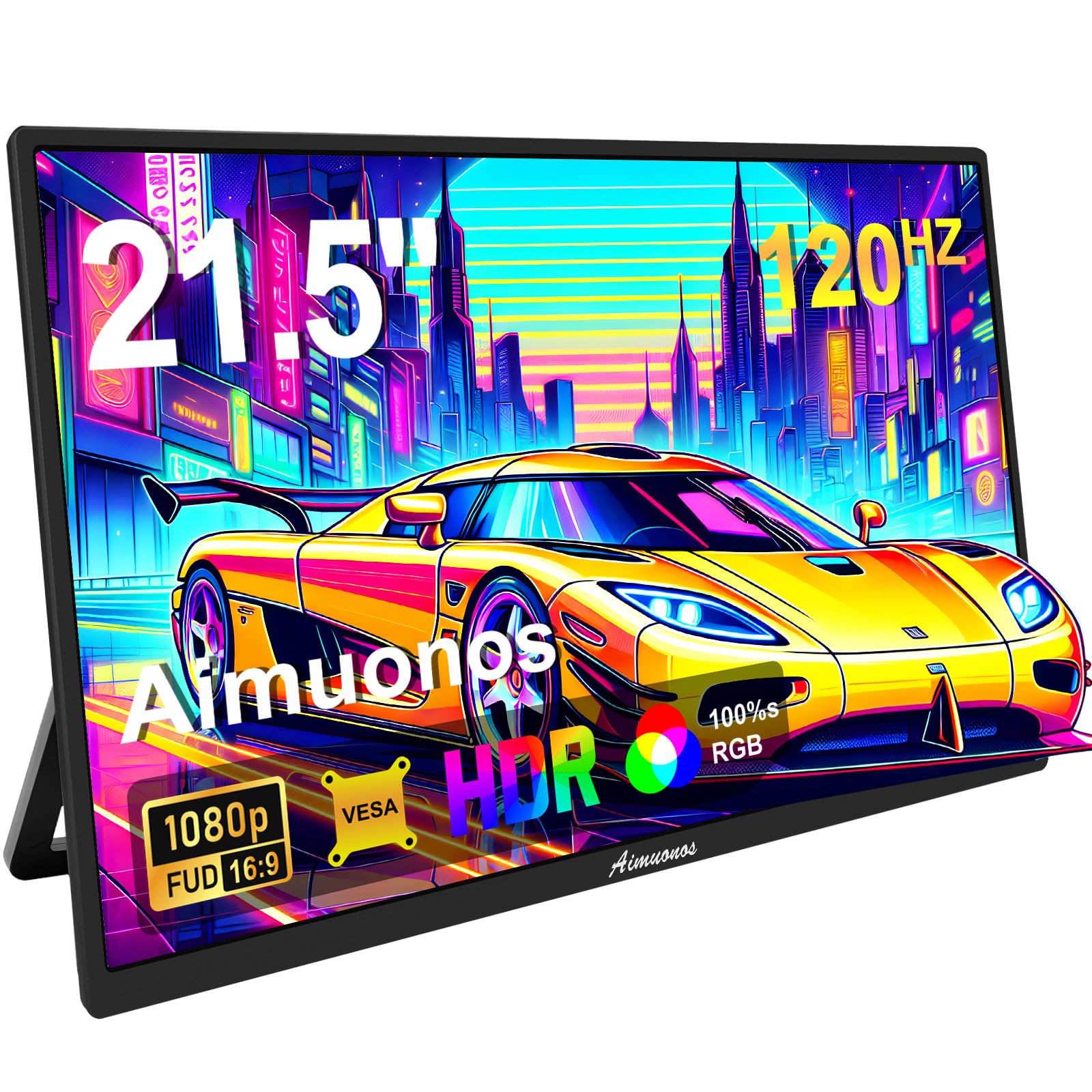 Amazon.co.jp: 21.5インチポータブルモニター、1080Pモバイルモニター