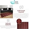 Kilim, Makinede Yıkanabilir, Modern Desenli, 80 * 150 cm, SA25BA