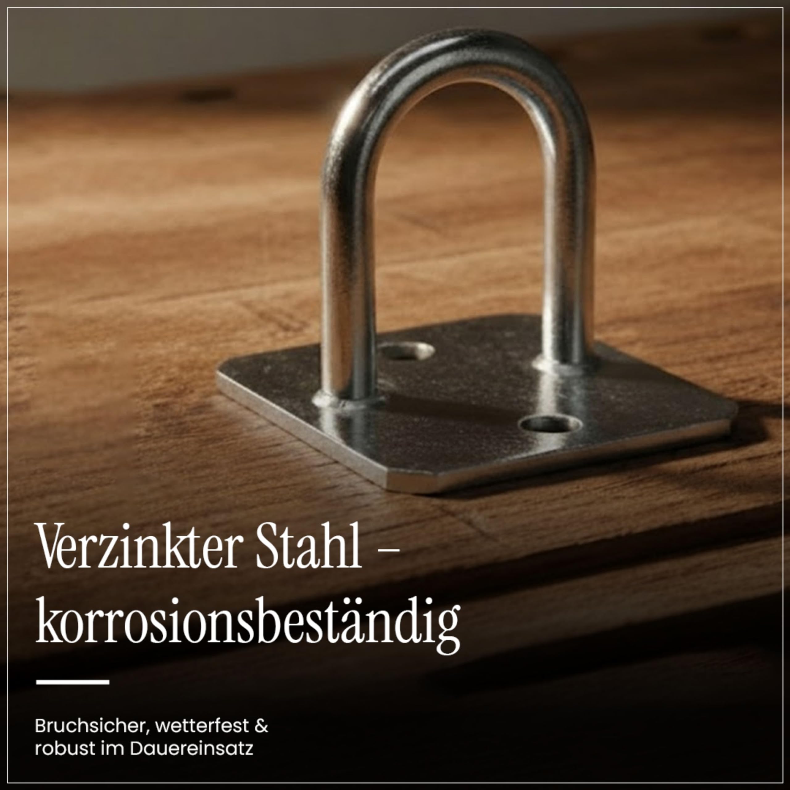 EnB Bügelkrampe 26x21 mm – 20 Stück verzinkte Planenhaken Made in Germany – rostfrei & extrem widerstandsfähig – Anhängerzubehör für Trailer, Pritsche & Boot – langlebig & bruchsicher