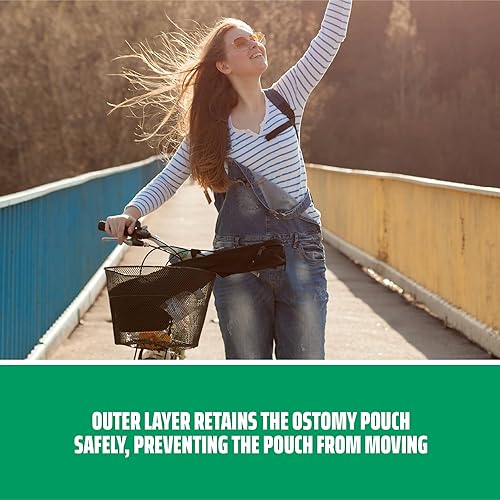 Miniatura 5 de StomaSafe Plus - Cinturón de soporte para ostomía (LXL)  Cinturón unisex para hernia ostomía sin costuras para vida físicamente activa  Fundas